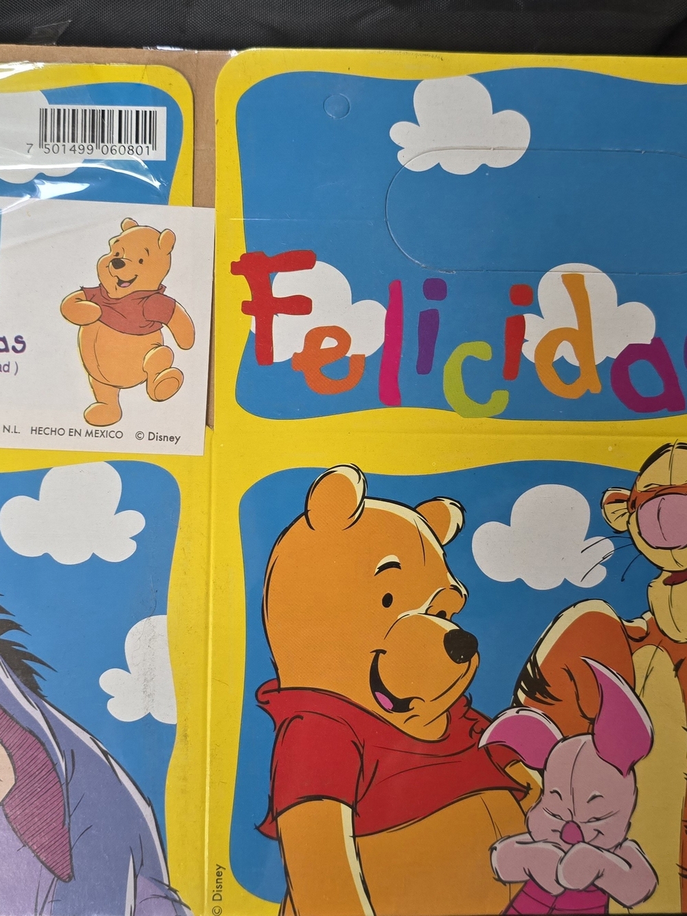 2packDisney Winnie the Pooh  Panel - Yellow, Blue, Red, 10 Winnie the Pooh Boxes